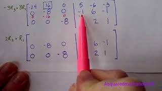 Inverse of a 3x3 Matrix [upl. by Stodder]