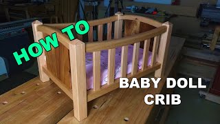 How to make a baby doll crib [upl. by Waylon761]