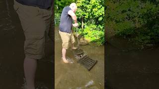 S0471 Unclogging a storm drain after heavy rain in Germany shorts [upl. by Neufer139]