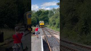 BR Blue Class 33 Runs around Carriages at Bodiam Station at the Kent and East Sussex Railway😍 [upl. by Alcina574]