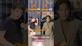 Who is more handsome😘💞AIndian Jimin🇮🇳BKorean Jimin🇰🇷ParkJimin💗ViralShort💜 [upl. by Walkling308]