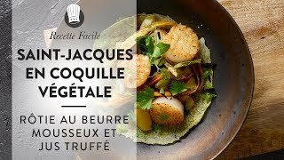 Recette de Fêtes  la recette étoilée de Coquilles SaintJacques du Chef Xavier Isabal [upl. by Immat]