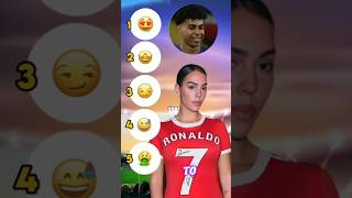 Georgina Rodriguez choose one best footballer 😱 [upl. by Darnall]