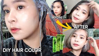 Affordable DIY Bleach  Hair Color I Bremond Metallic Gray at HOME Philippines [upl. by Eittik346]