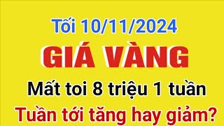 Giá vàng hôm nay 9999 tối ngày 10112024 GIÁ VÀNG NHẪN 9999 Bảng giá vàng 24k 18k 14k [upl. by Ttenaej]