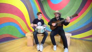 MassLive Street Music Wilcos Jeff Tweedy and son Spencer play Low Key in MASS MoCAs Sol Lewitt [upl. by Talya313]