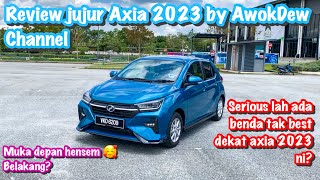 AWOK REVIEW amp TEST PERODUA AXIA 2023  ADA BENDA YANG TAK BEST DEKAT AXIA BARU NI JOM TENGOKKK [upl. by Neraj]