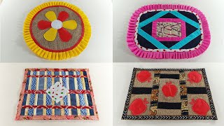 Awesome 5 Doormat Making at Home with Old Clothes  How to Make Easy Doormat [upl. by Nomis10]