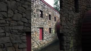 Wayside Inn Grist Mill  Close Up of Stone Work [upl. by Silvano]