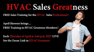 HVAC Sales training starts today at 200 [upl. by Kcered]