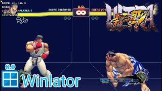 Ultra Street Fighter IV Winlator 80 R1 Snapdragon 695 Game Test [upl. by Callista]