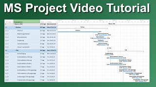 MS Project Tutorial  So funktioniert MS Project  Schritt für Schritt einfach erklärt [upl. by Opportuna623]