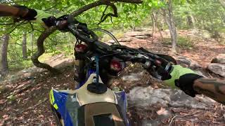 SHERCO 300 single track in mountains [upl. by Oecam]