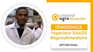 Brahim M témoignage Ingénieur agroalimentaire SAADS option IDéAL [upl. by Bartlet]