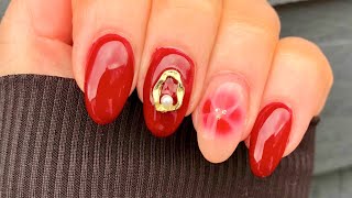 Beginner Friendly Builder Gel Tutorial  Blooming Gel Flower Design 🌸 [upl. by Kokoruda]