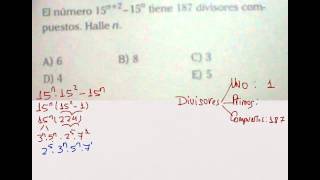 Cantidad de Divisores uno divisores primos divisores compuestos [upl. by Nadia]