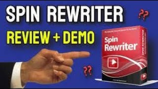 Spin Rewriter Review ✅What is the best article spinning software [upl. by Gauthier]