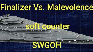 Finalizer Vs Malevolence  soft counter  SWGOH [upl. by Leirea140]