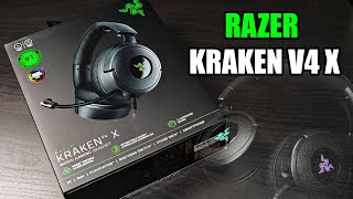 UNBOXING  RAZER KRAKEN V4 X [upl. by Alegnaoj254]