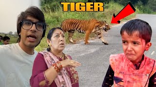 Kunali Ke Uper Tiger Ne Hamla Kar Diya 😱  Sourav Joshi Vlogs [upl. by Ahsitel547]