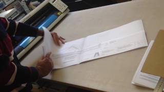 How to fold A1 plans to A4 for Binding [upl. by Auhsoj]