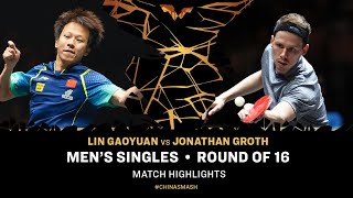 Lin Gaoyuan vs Jonathan Groth  MS R16  China Smash 2024 [upl. by Adnirak]