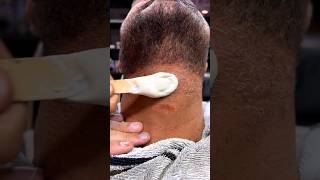 Beard neck waxing Hair remova wax neck hair beard shorts waxing viralvideo mrabidali [upl. by Riada]