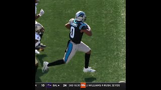 JaTavion Sanders with a spectacular catch for a 46yard Gain vs New Orleans Saints [upl. by Liebman]