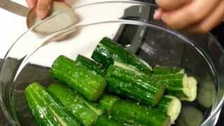 How to make Cucumber Kimchi 오이 소박이 [upl. by Bartosch41]