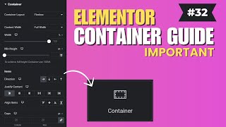 Elementor Flexbox Container Guide 2024  Container Widget in Elementor [upl. by Syman]