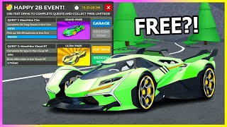 Car Dealership Tycoon 2B EVENT HOW TO COMPLETE ALL 2 BILLION QUESTS Roblox [upl. by Dodd]