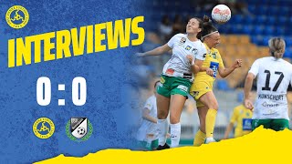 ADMIRAL Frauen Bundesliga I 2 Runde – Interviews I First Vienna FC 1894 – USV Neulengbach [upl. by Enirolf]