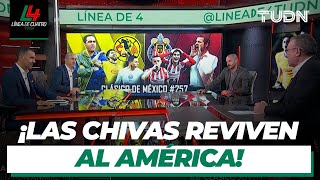 ¡El América se las ingenió aprovechó la que tuvo y ganó el Clásico a Chivas  Resumen Línea de 4 [upl. by Carpet239]