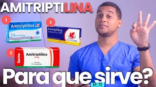 AMITRIPTILINA PARA QUE SIRVE  3 COSAS  Fácil y Rápido [upl. by Adnawed]