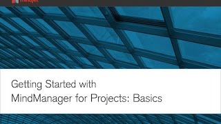 Getting started with MindManager How to create a new project [upl. by Boaten567]