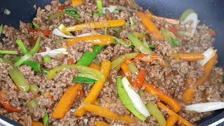 Ground Beef Stir Fry [upl. by Nerty582]