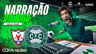 AO VIVO ÁGUIA DE MARABÁ X CORITIBA  NARRAÇÃO DO JOGO [upl. by Aurita]