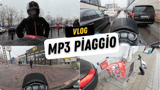 Piaggio Mp3 300 ve Yağmurlu Bir Gün  MotoVlog [upl. by Haidedej]