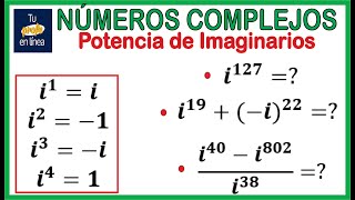 NÚMEROS COMPLEJOS 02 Potencia de Números Imaginarios [upl. by Ardnat]