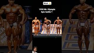 1998 MR OlYMPIA EPIC BATTLE  shorts bodybuilder ytshorts mrolympia shorts 20k [upl. by Kennan191]