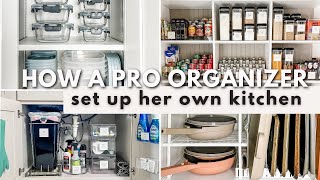 BUDGET FRIENDLY KITCHEN ORGANIZATION TOUR 2023  Kitchen organization ideas used by a pro organizer [upl. by Dorothy]