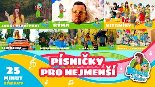 Písničky pro nejmenší  Karol a Kvído  25 minut zábavy [upl. by Assenyl]