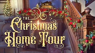 Christmas Home Tour Vlog Holiday Decorating Ideas Shopping Finds Christmas Lights Trees Outdoor [upl. by Yelnek]