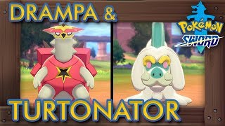 Pokémon Sword amp Shield  How to Catch Turtonator amp Drampa 2 Rarity Pokémon [upl. by Elise]