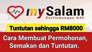 MY SALAM  CARA PERMOHONAN SEMAK STATUS DAN PROSES TUNTUTAN [upl. by Bellda]