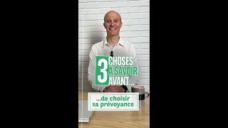 3 choses à savoir avantde choisir sa prévoyance [upl. by Shifra]