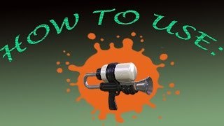 HOW TO USE Octoshot  A Splatoon Montage [upl. by Nedgo]