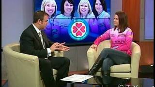 Heather Nedohin and Scotties Tournament of Hearts  CTV Edmonton Feb 9 2012 [upl. by Las]