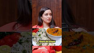 Shraddha Kapoor ko khane mein kya pasand hai shortsfeed podcast shorts [upl. by Eneres]