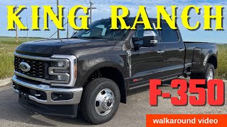 Meet the 2024 Ford F350 King Ranch Luxury Meets Unmatched Power [upl. by Dnaloy]